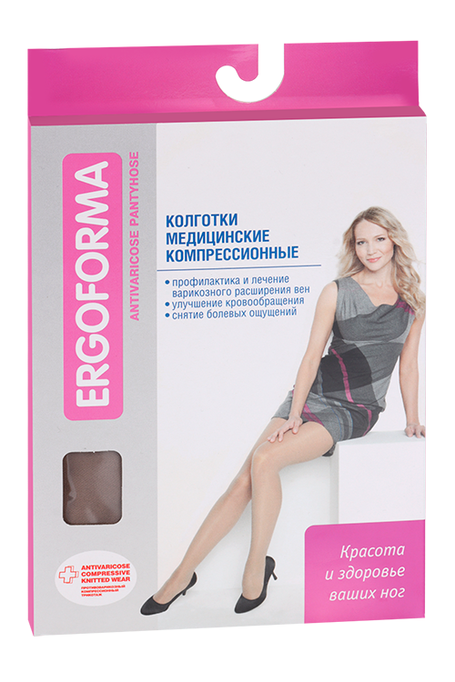 Колготки Ergoforma 1 класс компр бронз (112) р 3