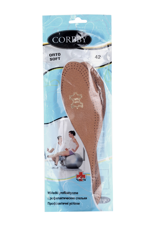 Стельки Корбби ORTO SOFT р 42