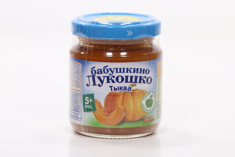 Пюре Бабушкино Лукошко из тыквы, 100 г