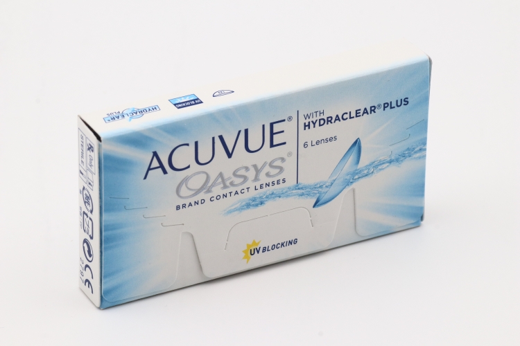 Линзы Acuvue Oasys R:=8.8 D:= -01,00, 6 шт