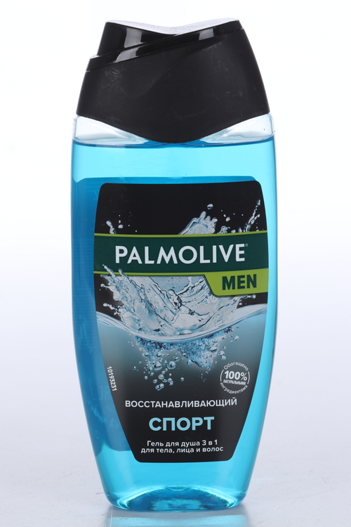 Гель д/душа Palmolive Men Спорт Восстанавливающий 3 в 1, 250 мл