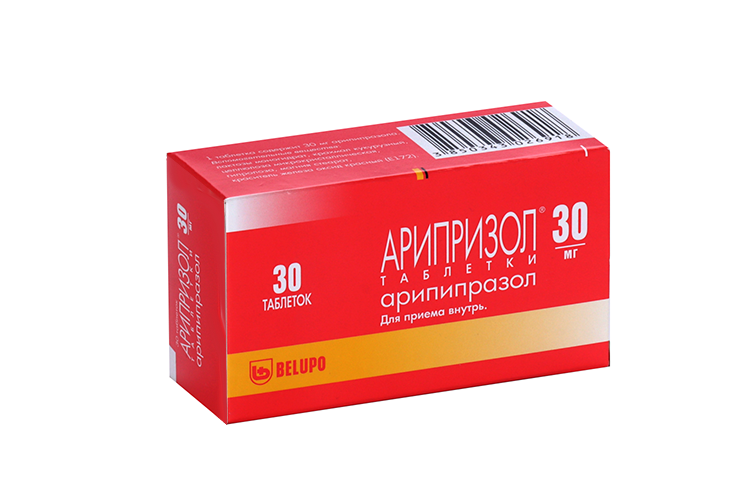 Арипризол, 30 мг, 30 шт, таблетки