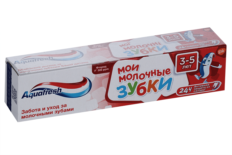 З/паста Аквафреш детская Мои молочные зубки, 50 мл