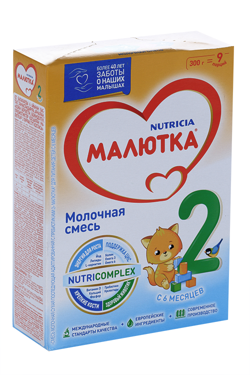 Смесь Малютка 2 (с 6 мес), 300 г