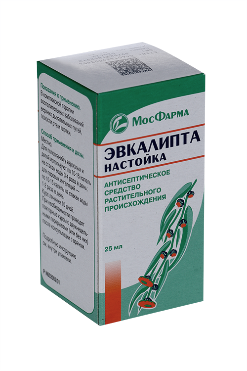 Эвкалипта настойка, 25 мл, настойка