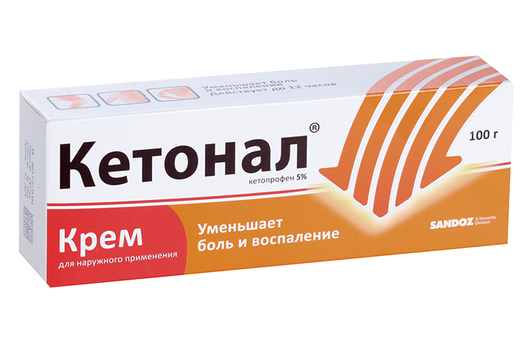 Кетонал 5%, 100 г, крем для наружного применения