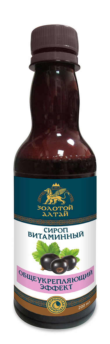 Сироп Золотой Алтай Витаминный, 200 мл