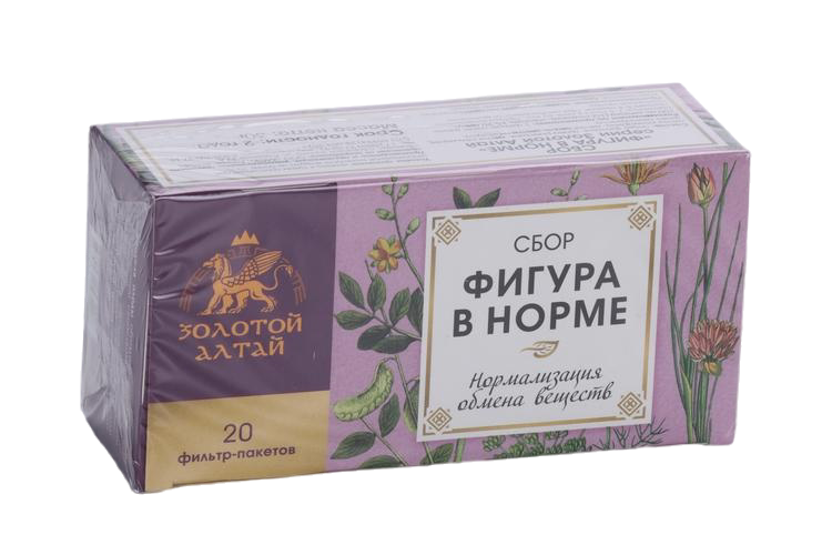 Сбор Золотой Алтай Фигура в норме, 1,5 г, 20 шт