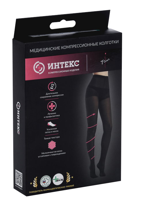 Колготки Флер мед компр 1 бежевый р 3