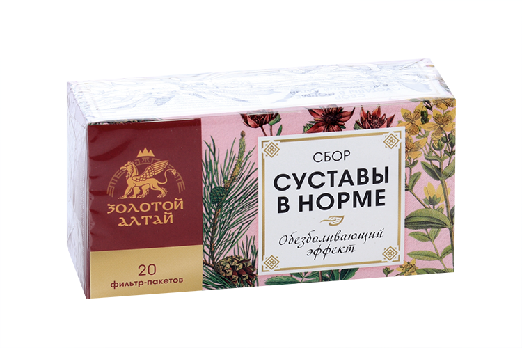 Сбор Золотой Алтай Суставы в норме, 1,5 г, 20 шт