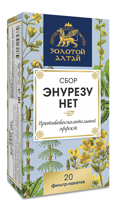 Сбор Золотой Алтай Энурезу нет, 1,5 г, 20 шт