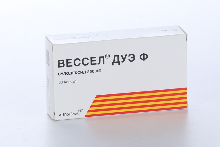 Вессел Дуэ Ф 250 ЛЕ, 60 шт, капсулы