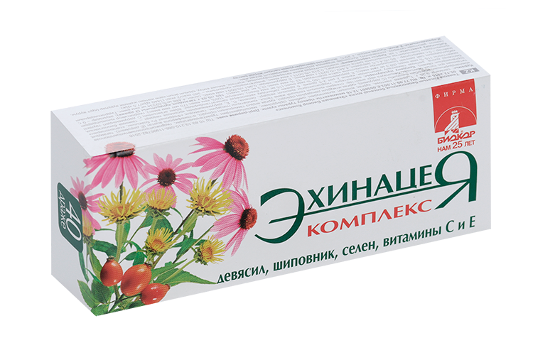 Эхинацея Биокор комплекс, 40 шт, драже