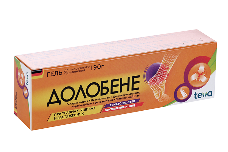 Долобене, 90 г, гель для наружного применения
