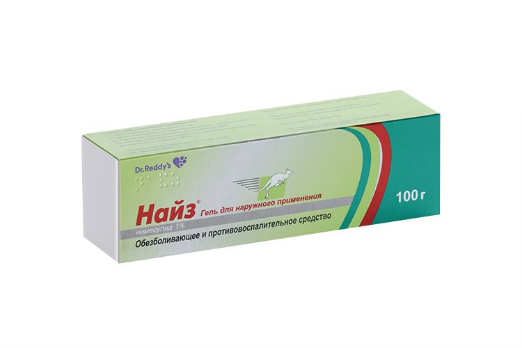 Найз 1%, 100 г, гель для наружного применения