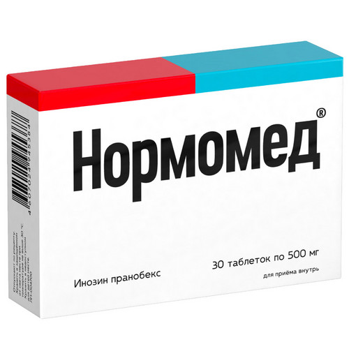 Нормомед 500 мг, 30 шт, таблетки