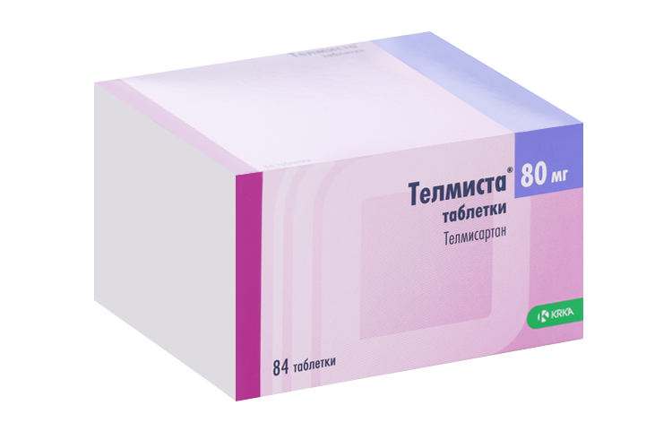 Телмиста 80 мг, 84 шт, таблетки