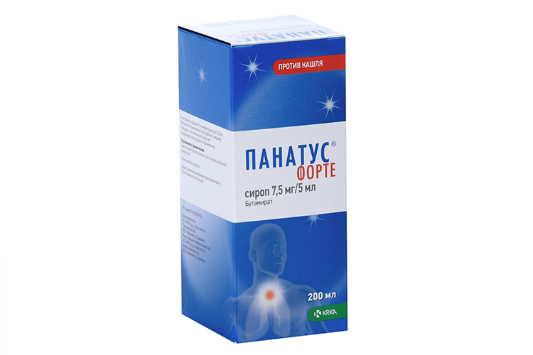 Панатус форте 7.5 мг/5 мл, 200 мл, сироп