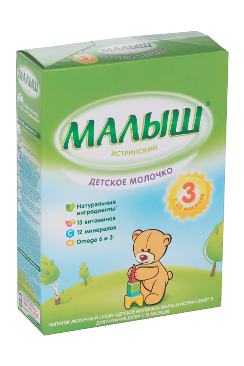 Детское молочко Малыш Истринский 3 с 12 месяцев, 350 г