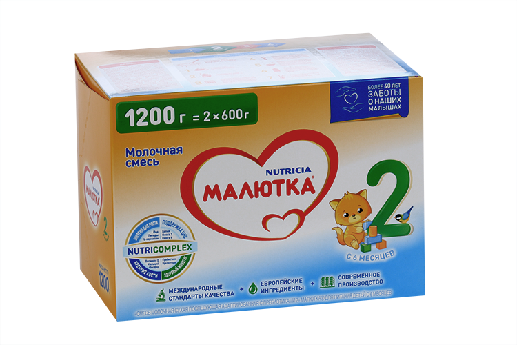 Смесь Малютка 2 (с 6 мес), 1 200 г