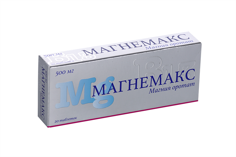 Магнемакс 500 мг, 20 шт, таблетки