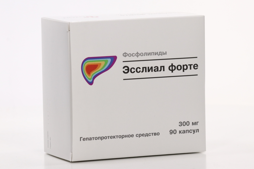 Эсслиал форте 300 мг, 90 шт, капсулы