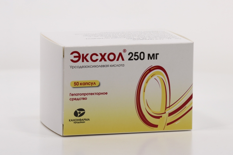Эксхол, 250 мг, 50 шт, капсулы