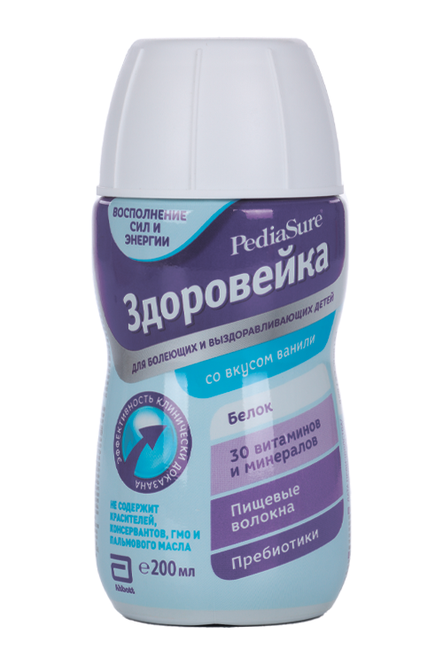 Смесь Педиашур Здоровейка со вкусом ванили, 200 мл
