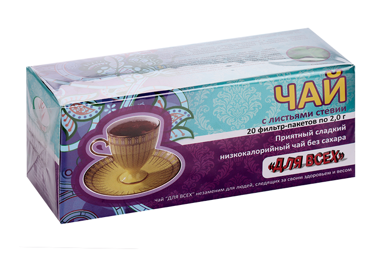 Чай для всех (стевия), 2 г, 20 шт