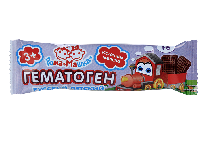Гематоген детский Рома+Машка, 25 г