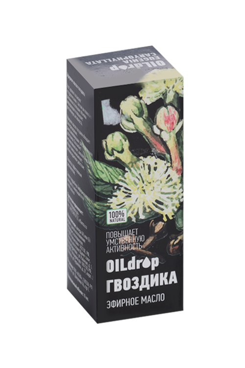 Масло Оилдроп Гвоздика эфирное, 10 мл
