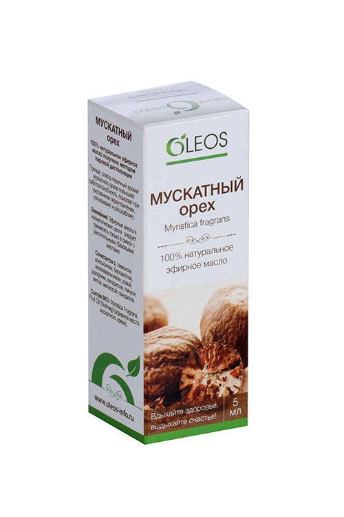 Масло Олеос мускатного ореха, 5 мл