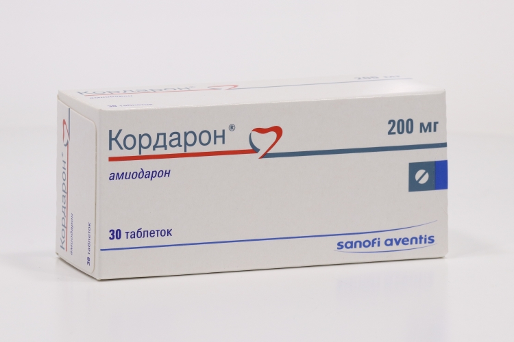 Кордарон 200 мг, 30 шт, таблетки (Д)