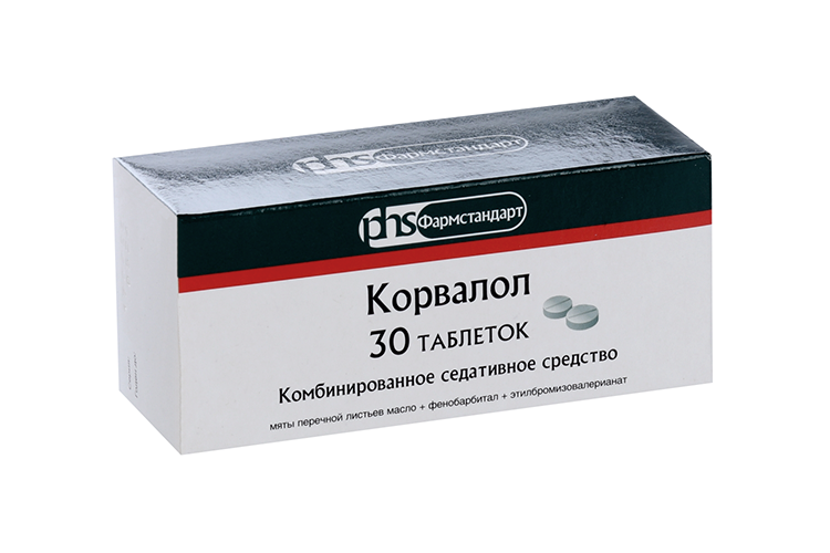 Корвалол, 30 шт, таблетки