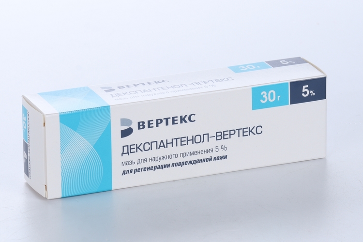 Декспантенол-Вертекс 5%, 30 г, мазь для наружного применения