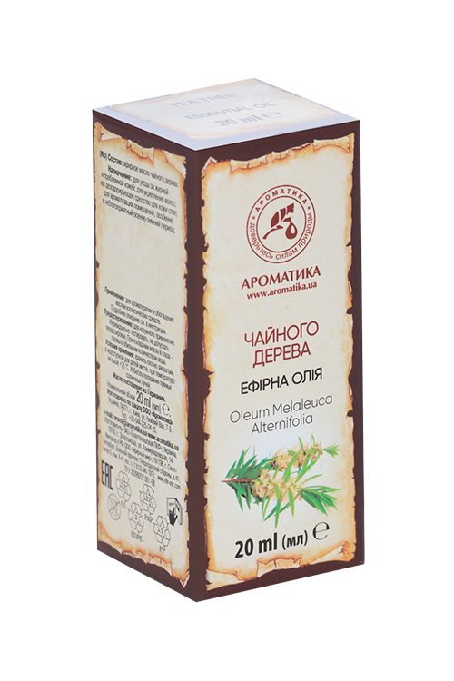 Масло Чайного дерева эфирное, 20 мл, Ароматика