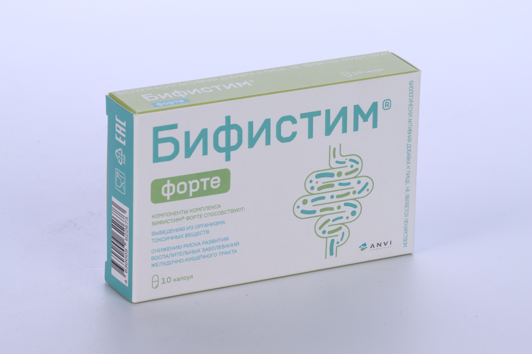 Бифистим Форте, 0,4 г, 10 шт, капсулы