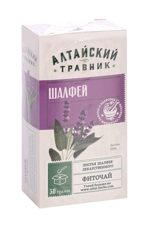 Шалфея лист Грин Сайд фиточай, 50 г