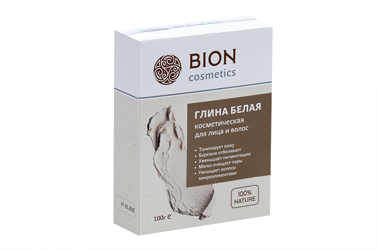Глина белая Бион косметик, 100 г