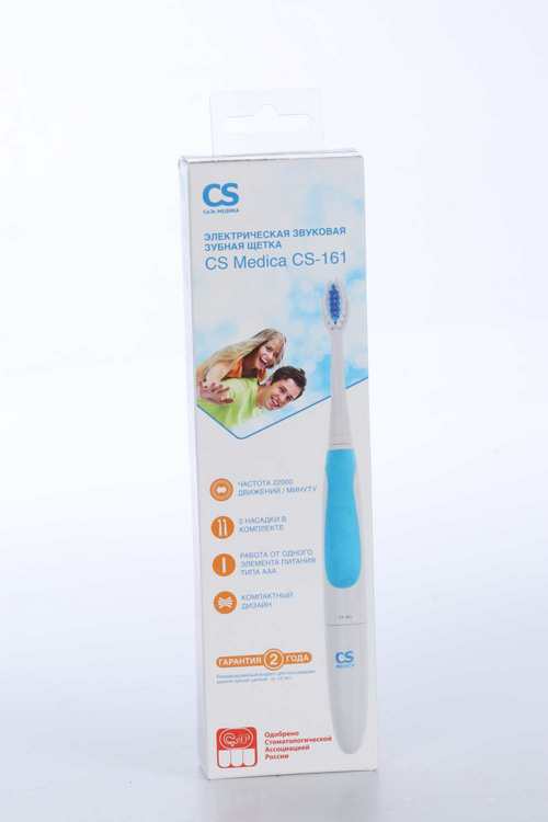 З/щетка CS Medica CS-161 электрическая звуковая, голубая