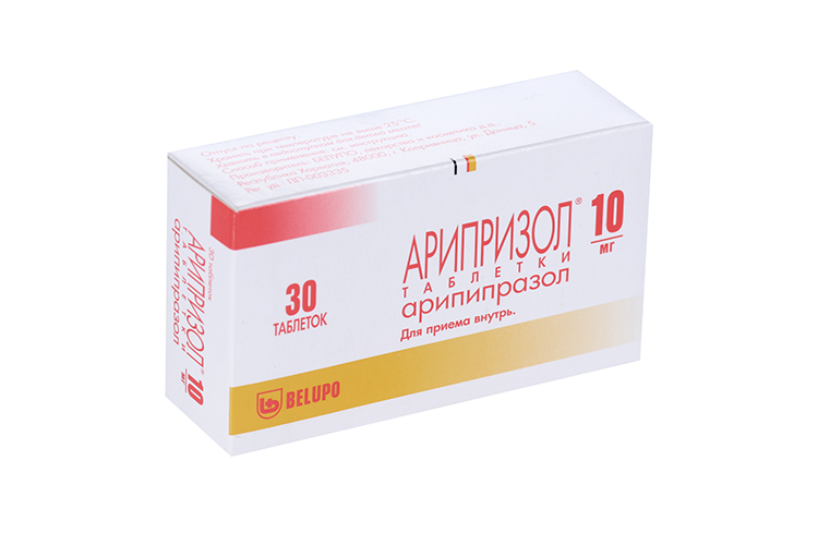 Арипризол 10 мг, 30 шт, таблетки