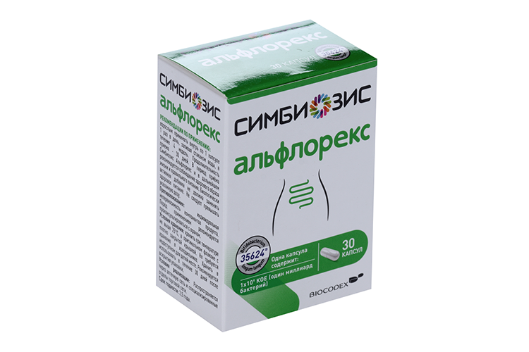 Симбиозис Альфлорекс, 30 шт, капсулы