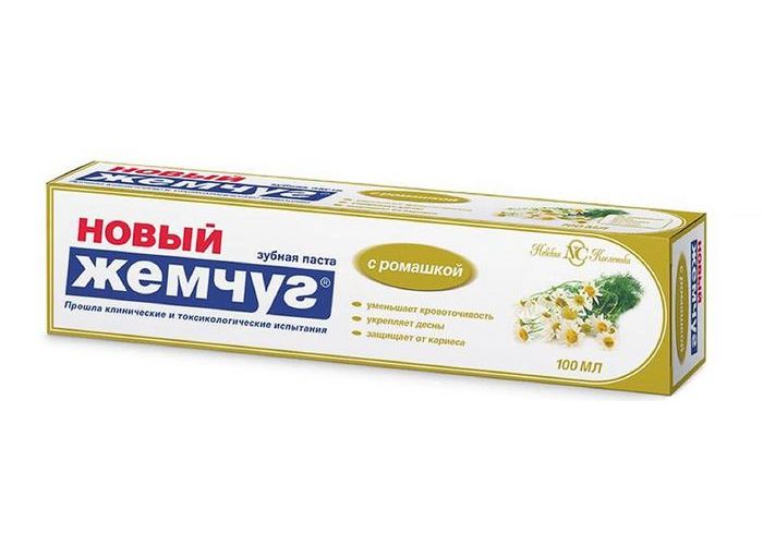 З/паста Новый Жемчуг Ромашка, 100 мл