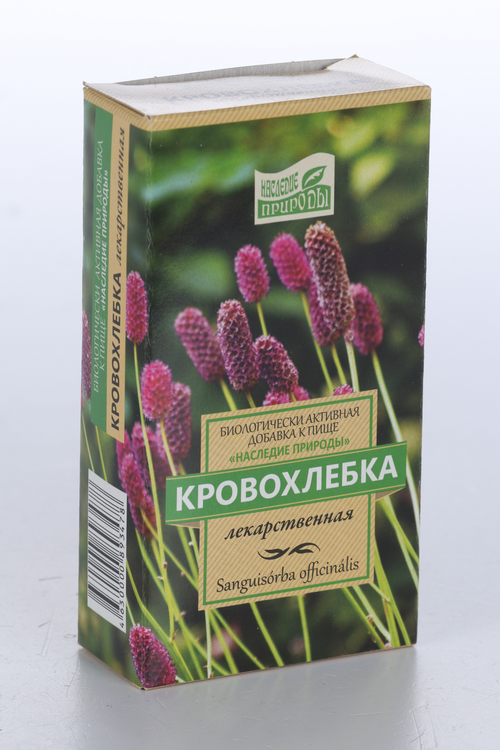 Напиток чайный серии «Дары природы» Кровохлебка, 50 г, сырье измельченное