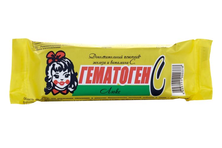 Гематоген С Люкс плитка, 40 г
