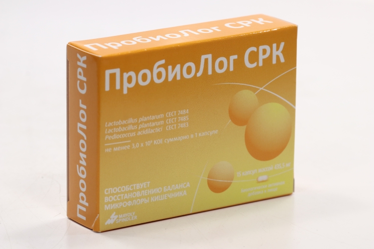 ПробиоЛог СРК, 435,5 мг, 15 шт, капсулы