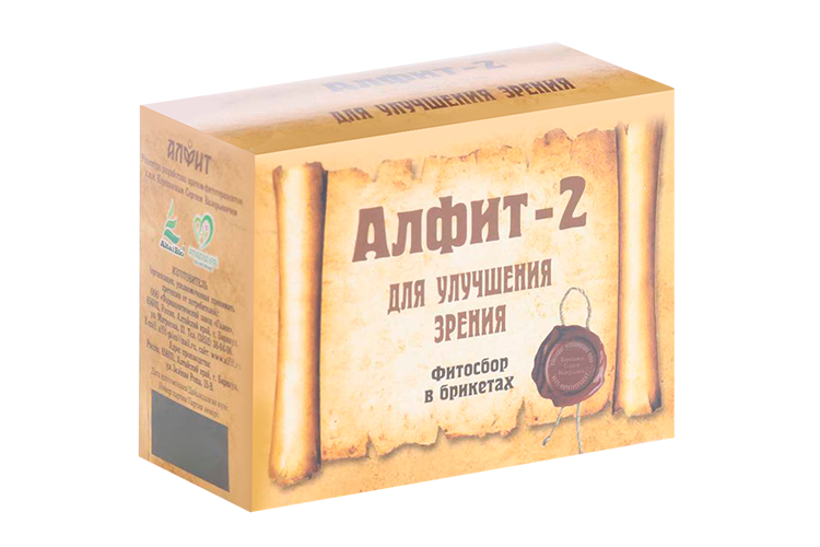 Алфит-2 д/улучшения зрения, 2 г, 60 шт
