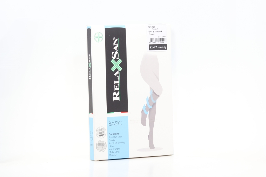 Гольфы RELAXSAN Basic профилактика 70 ден 750 телесный р 2, пара