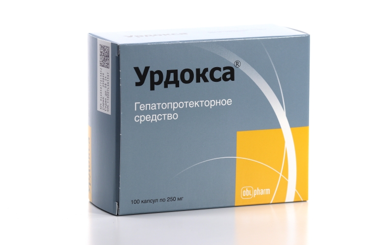 Урдокса 250 мг, 100 шт, капсулы