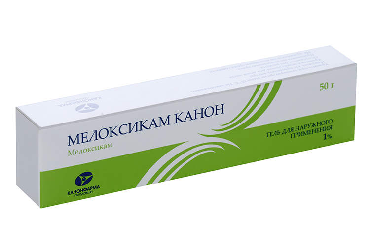 Мелоксикам Канон 1%, 50 г, гель для наружного применения